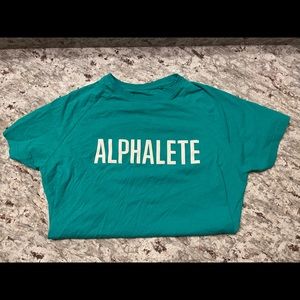 Alphalete Performance Tee - XS - Teal